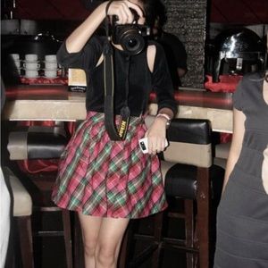 Black Velvet Top with Cut-Out near shoulder